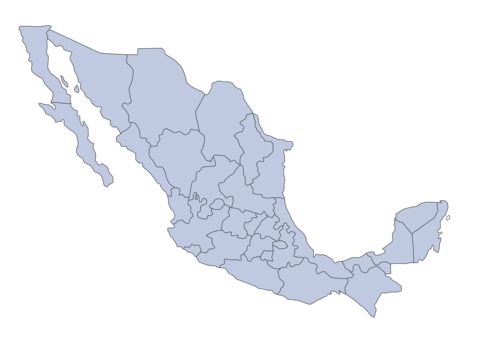 Mapa de México — Cobertura ETIMARK