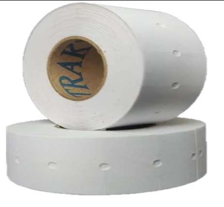 Rollo Track Blanco s/imprimir - c/1000