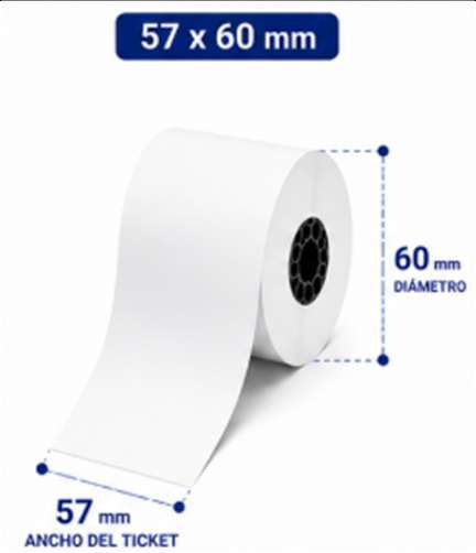 Rollo Térmico 57x60 mm